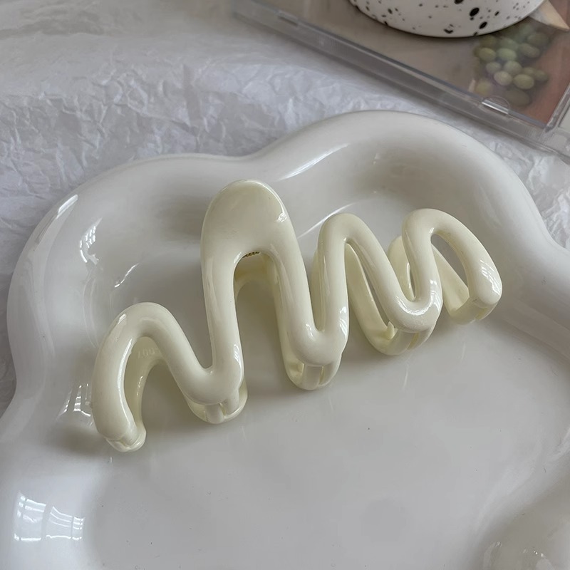 Clip de agarre de verano de gran tamaño, horquilla para el cabello en la parte posterior de la cabeza, gran cantidad de cabello femenino, tocado de clip de tiburón 2024 nueva horquilla