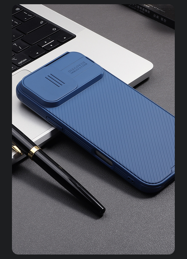 Ốp lưng NILLKIN từ tính MagSafe bảo vệ ống kính cho iPhone 16 Pro Max — Gương đen Pro [mẫu từ tính] màu đen, Black Mirror Pro [mẫu từ tính] màu xanh lam, Gương đen Pro [mẫu từ tính] xanh đậm, Black Mirror Pro [Mẫu từ tính] Màu tím đậm chi tiết 13