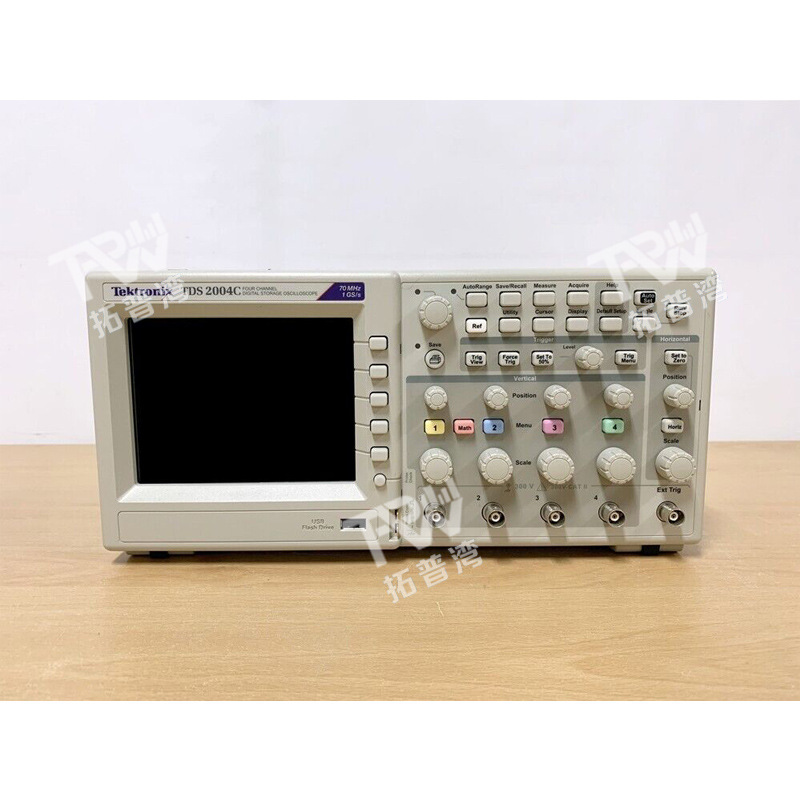Tektronix 泰克 TDS2004C 70 MHz 4 通道 1GS/s 数字存储示波器
