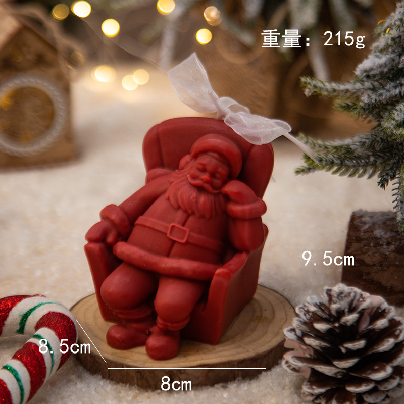 クリスマスシリーズサンタクロース香薫ろうそくins飾りプレゼント|undefined
