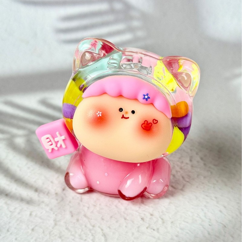 爆款抖音可爱萌宠招财猫盲盒潮玩创意桌面摆件装饰摆件创意批发|undefined