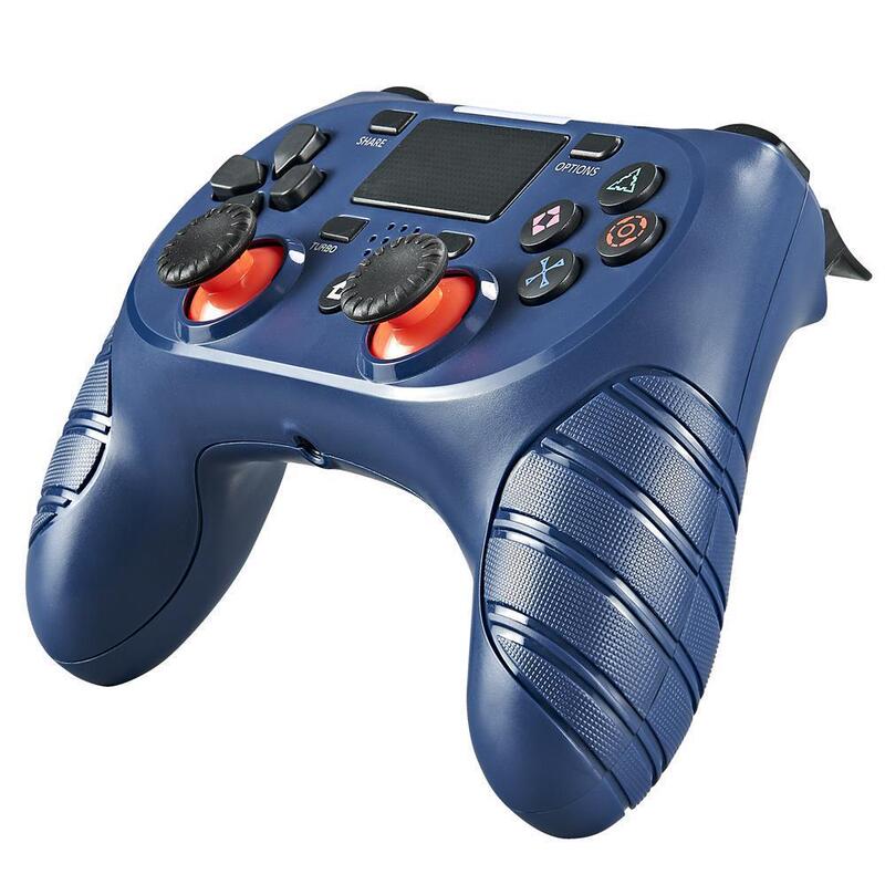 ps34 wireless Bluetooth gamepad touch somatosensory vibration headphone jack ps-4 gamepad P4 handle