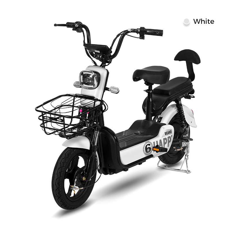 Fábrica de fuerza al por mayor transfronteriza feliz bean bicicleta eléctrica ligera adulto vehículo eléctrico de litio coche de batería