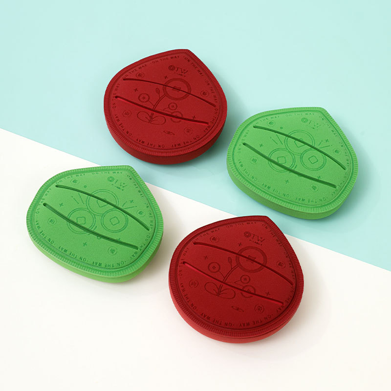 Serie de aumento de sueldo personalizada de algodón suave polvo de azúcar no látex seco y húmedo no comer polvo q cojín de aire 100 puntos