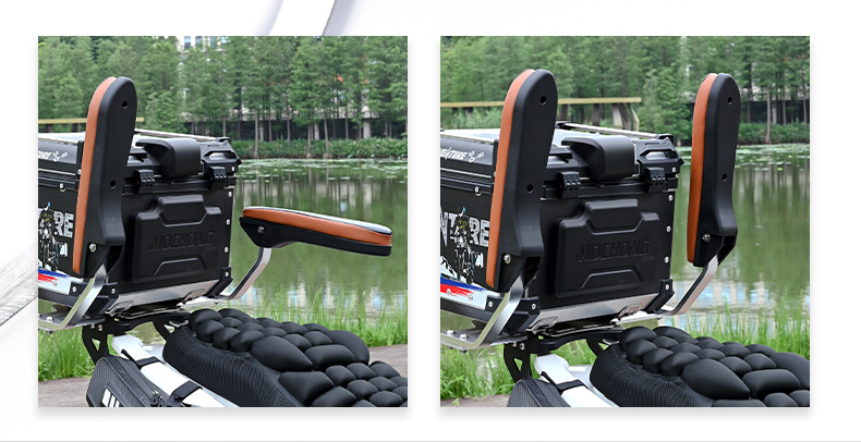 Motorcycle Rear Seat Armrest Foldable Rally Electric Vehicle Scooter Uy Neutral Armrest Restoration Accessories