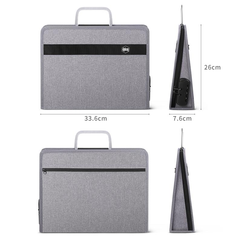 봉인 보관함 사업자등록증 보관백 대용량  번호 잠금 봉인함 사무실 봉인백 면허증