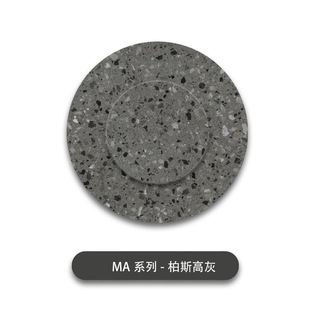 Gray Luxury Stone Desktop Baisi High Gray Terrazzo Engineering Stone Artificial Marble Hotel Ground Stone Stepping