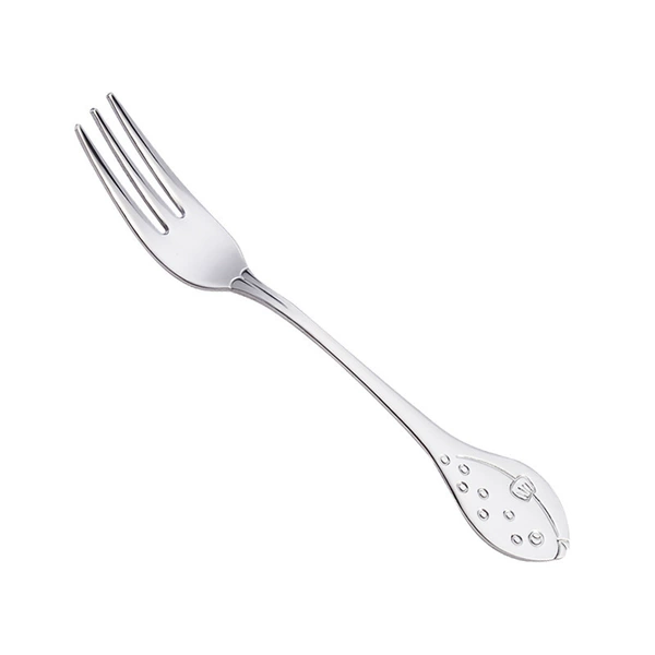 Puffer fish fork-silver