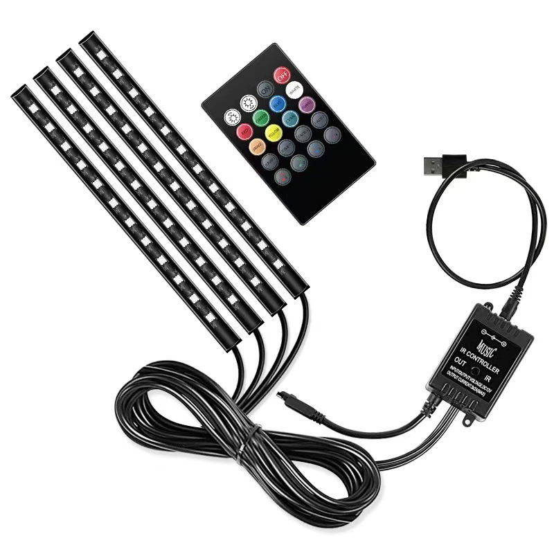 Модифицированные LED-огни, свет ритм музыки