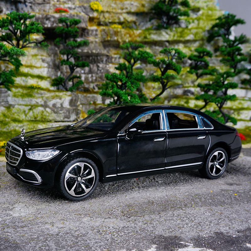 New Howdy 1:24 Ben Chi S400 Sound and Light Back Car Children's Toy Simulation Alloy Car Model Collection Ornaments