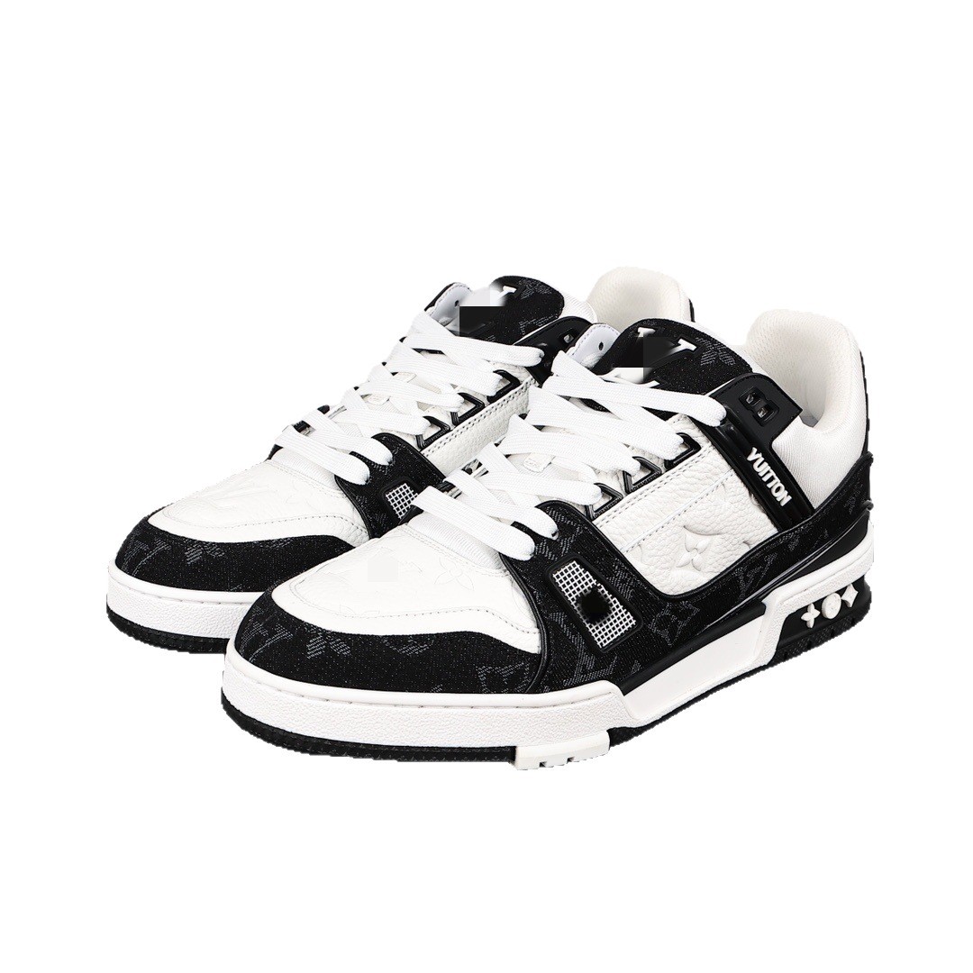 Putian top spot trainer negro azul gris denim negro y blanco cemento en relieve rentable suela gruesa zapatos de skate versátiles