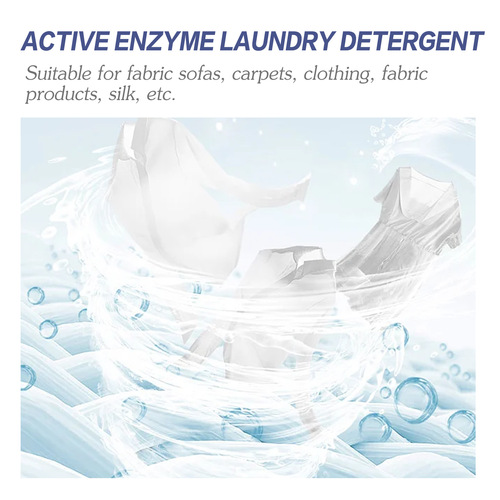 EELHOE Activating Enzyme Laundry Detergent Gentle Cleansing Fabric and Blanket Oil Stain Coffee Stain Stain Remover