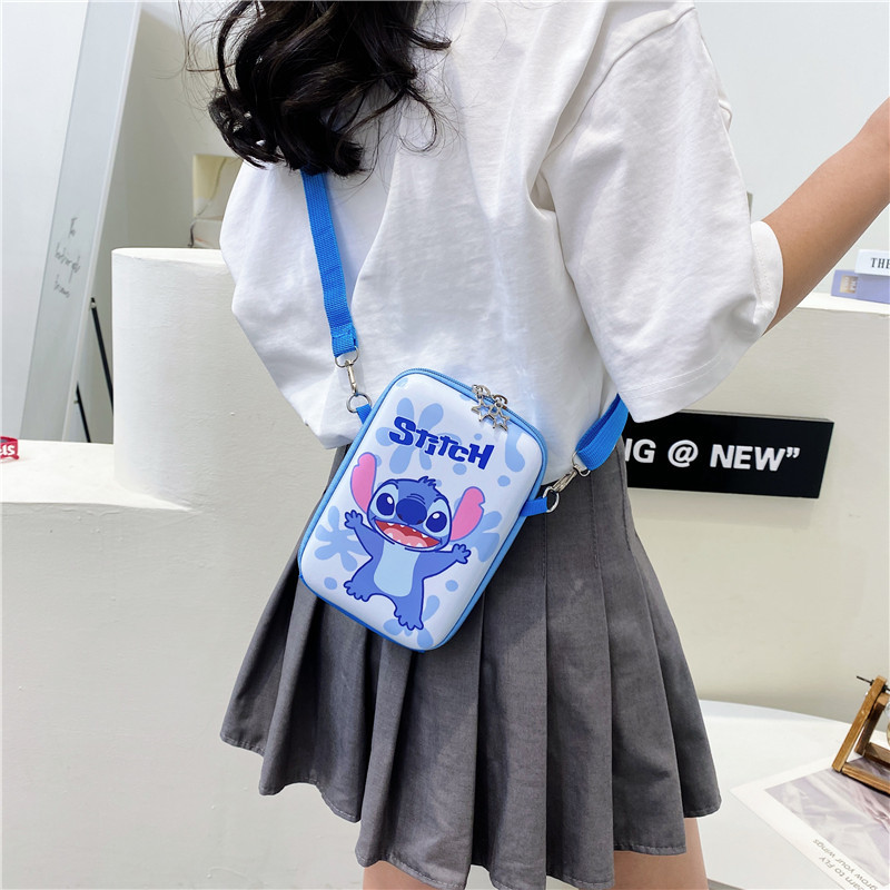 Lindo viaje de los niños de dibujos animados cambio pequeño bolso femenino nuevo teléfono móvil bolso bebé hombro crossbody bolsa de almacenamiento de moda