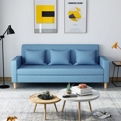 simple and easy Economics Renting Double sofa Small apartment a living room Fabric art Single Flats modern Simplicity sofa