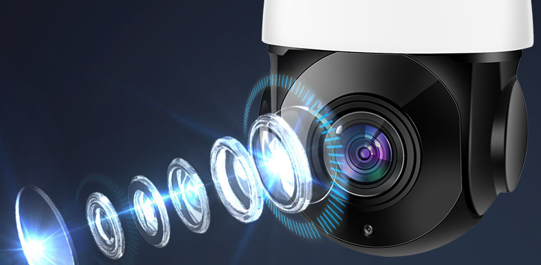 Sınır Ötesi Bestseller 8 Milyon Zoom IP PTZ Kapalı Devre Televizyon Kamerası Açık Alan HD Kızılötesi Gece Görüşü POE