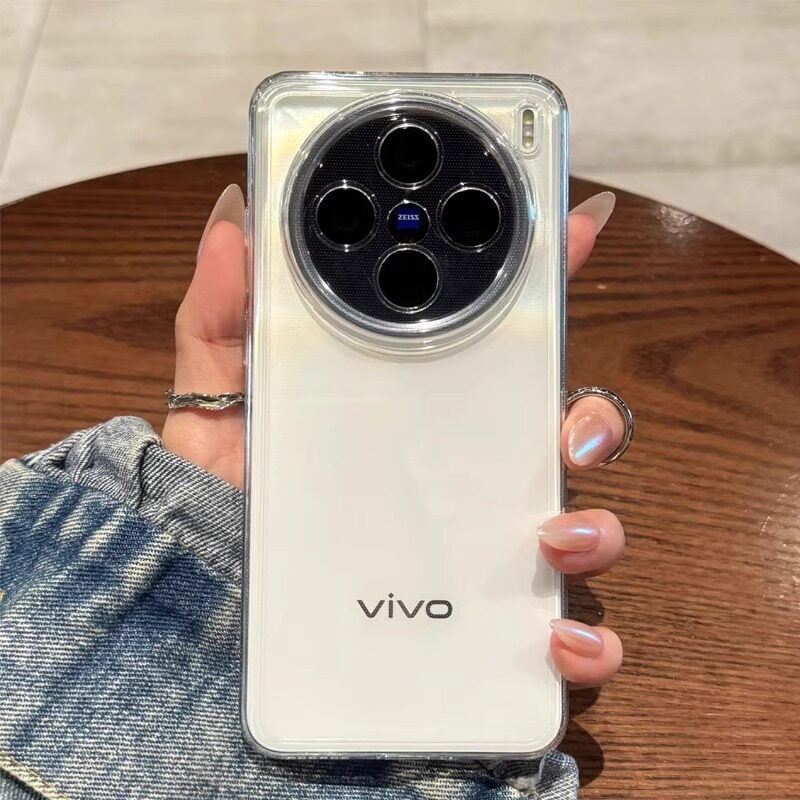 Suitable for Vivox300Pro Mobile Phone Case, New Ultra-Thin X200S Protective Case, X100 Transparent High-End Mini Mirror