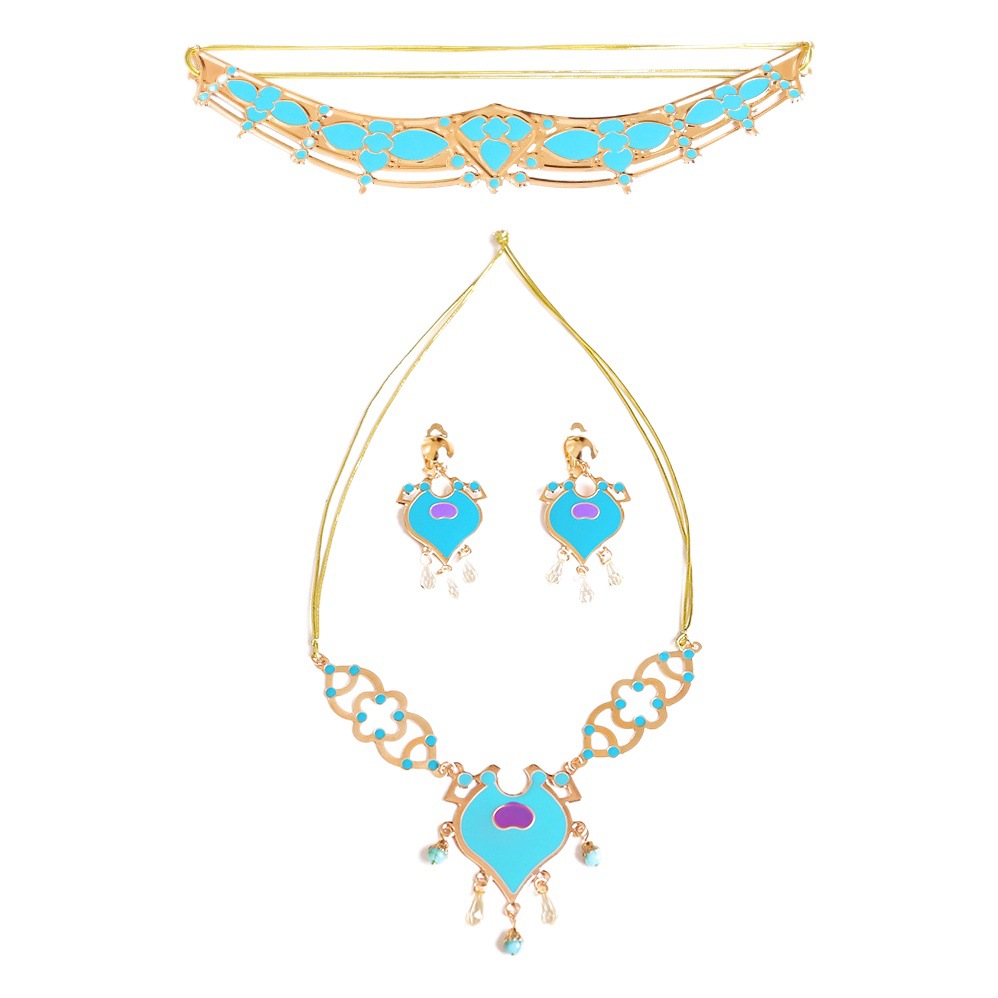 Jasmine Princess Jewelry Resumen Combinación de enlaces Accesorios COS de Halloween para niños al por mayor Comercio exterior transfronterizo Aladdin