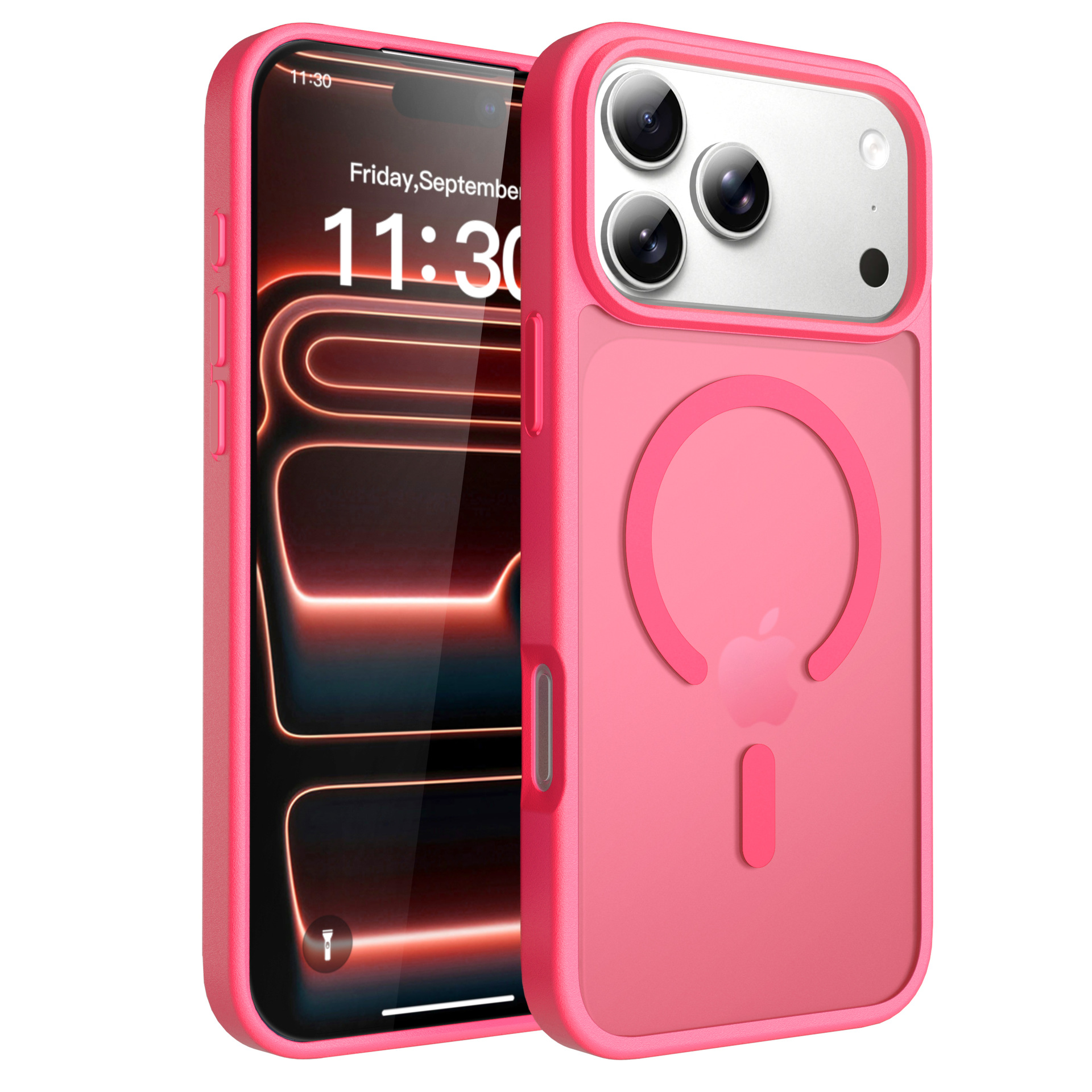 Funda Magnética para Celular para Apple 16 Plus y iPhone 17 Pro Max, TPU, Anti-caídas, Cobertura Completa