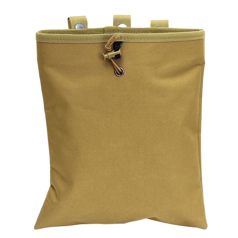 Bolsa de reciclaje de artículos diversos tácticos MOLLE multifuncional para exteriores, bolsa de almacenamiento de accesorios para colgar en la cintura, bolsa de recolección de carcasa de bala para fanáticos militares