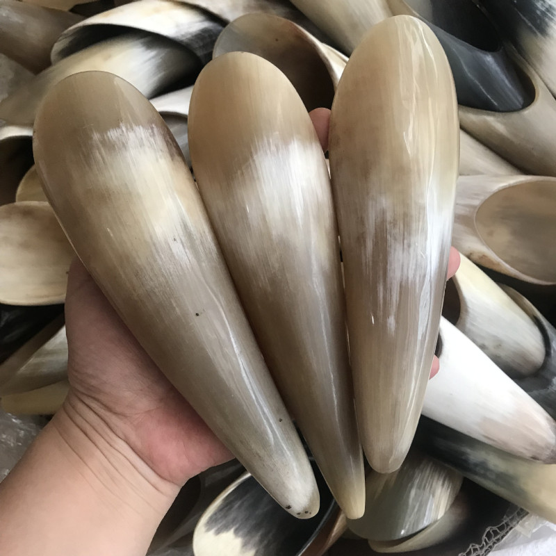 中号牛角筒十三から十六長茶シャクヤク砂片牛角掻き筒マッサージ厚い包糊研磨|undefined