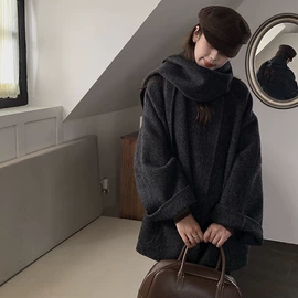 女式毛呢外套;大码毛呢外套