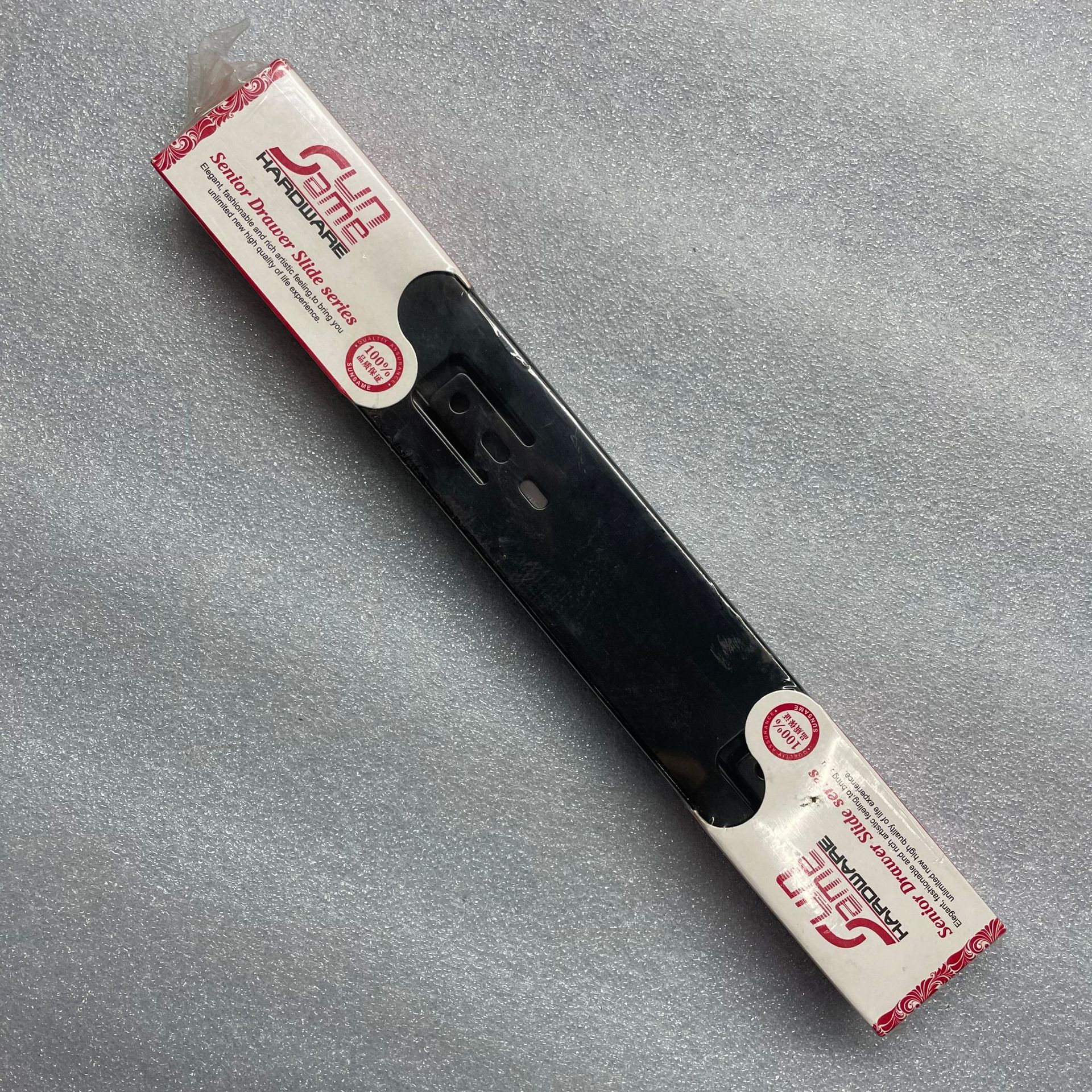 专业供应45系列吸塑大三节钢珠滑轨大三折抽屉钢珠滑轨品质保证