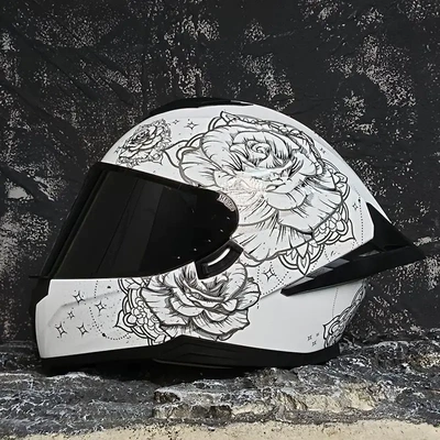 Dəbilqə (Kaska) aksesuarları – spoiler, Bluetooth slot, safety features - m-blooming-black-tea