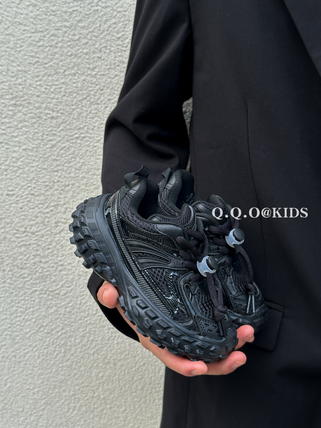 QQO Kinderschoenen 2023 Herfst Nieuwe Jongens Mode Tucker Tire Schoenen Antislip Sportschoenen Meisjes Papa schoenen_voghion.com
