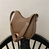 Shoulder bag, fashionable one-shoulder bag, 2023, autumn, trend of season, western style