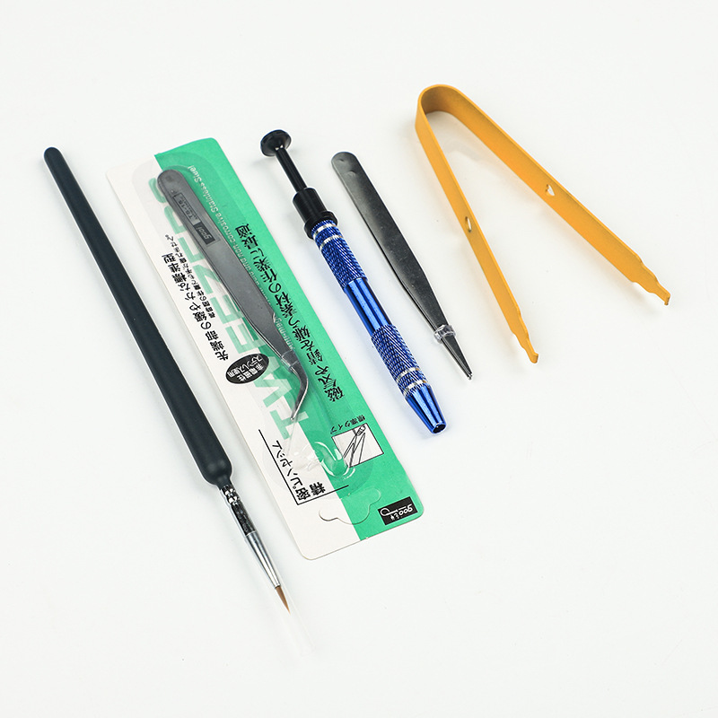 Mechanical Keyboard Customized Personalized Shaft Blending Set Tool Shaft Blending Brush Metal Clamp Shaft Tweezers Shaft Picker