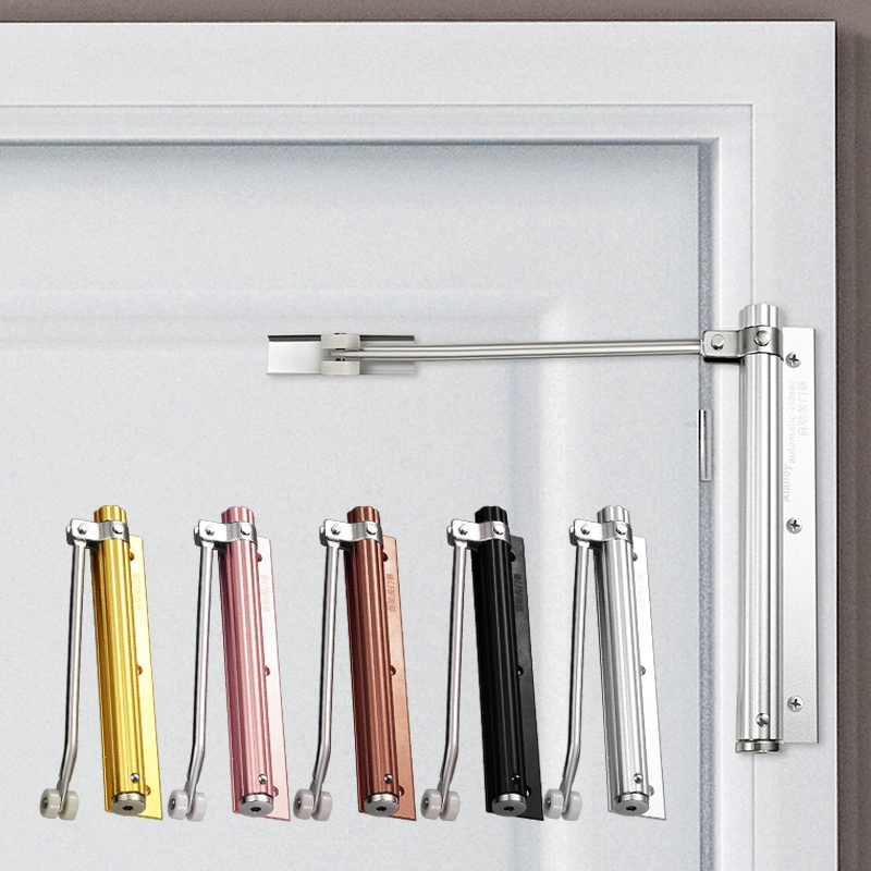 Отскока домочадца буфера света-двери более близкого алюминиевого сплава дверь более близкого Автоматическая огнеупорного простая-более близко с колесами