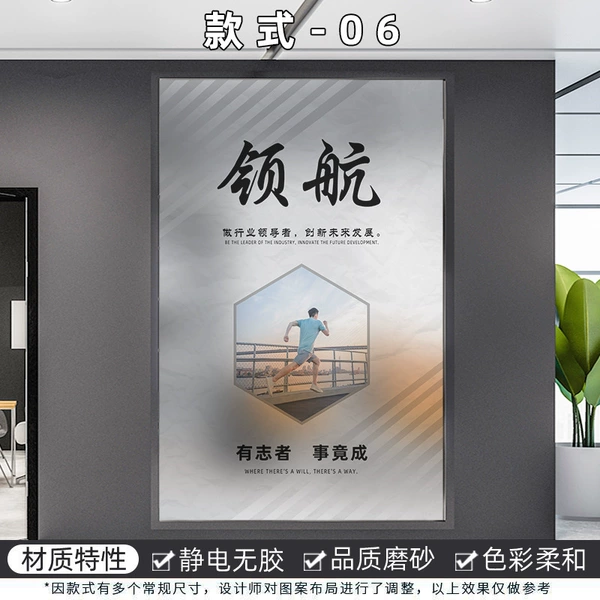 [款式6【默认静电磨砂膜】 领航]