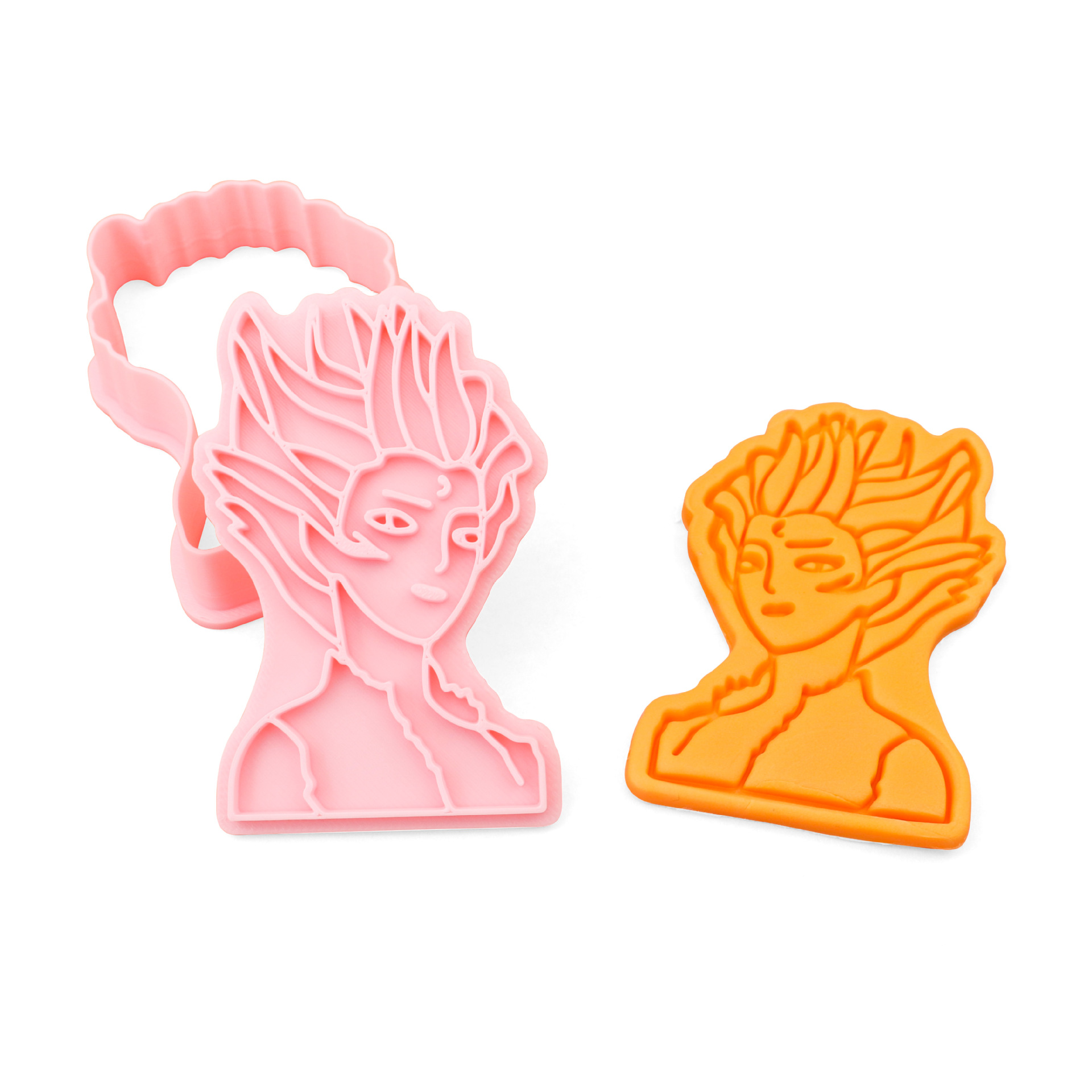 Molde de galletas de Nezha simulado, herramientas de repostería con diseños de dibujos animados de Ao Bing, Ao Guang, Shen Gongbao, Shijin y Bestia del Límite de la Emperatriz
