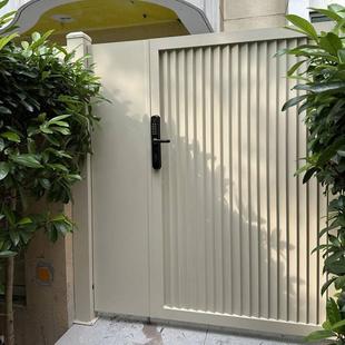 Aluminum Alloy Courtyard Door, Wrought Iron Villa Door, Aluminum Alloy Country Fence, Garden Door, Outdoor Double Opening Louver Door