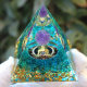 2024 cross-border new crystal gravel pyramid home resin epoxy handicraft desktop decoration gift