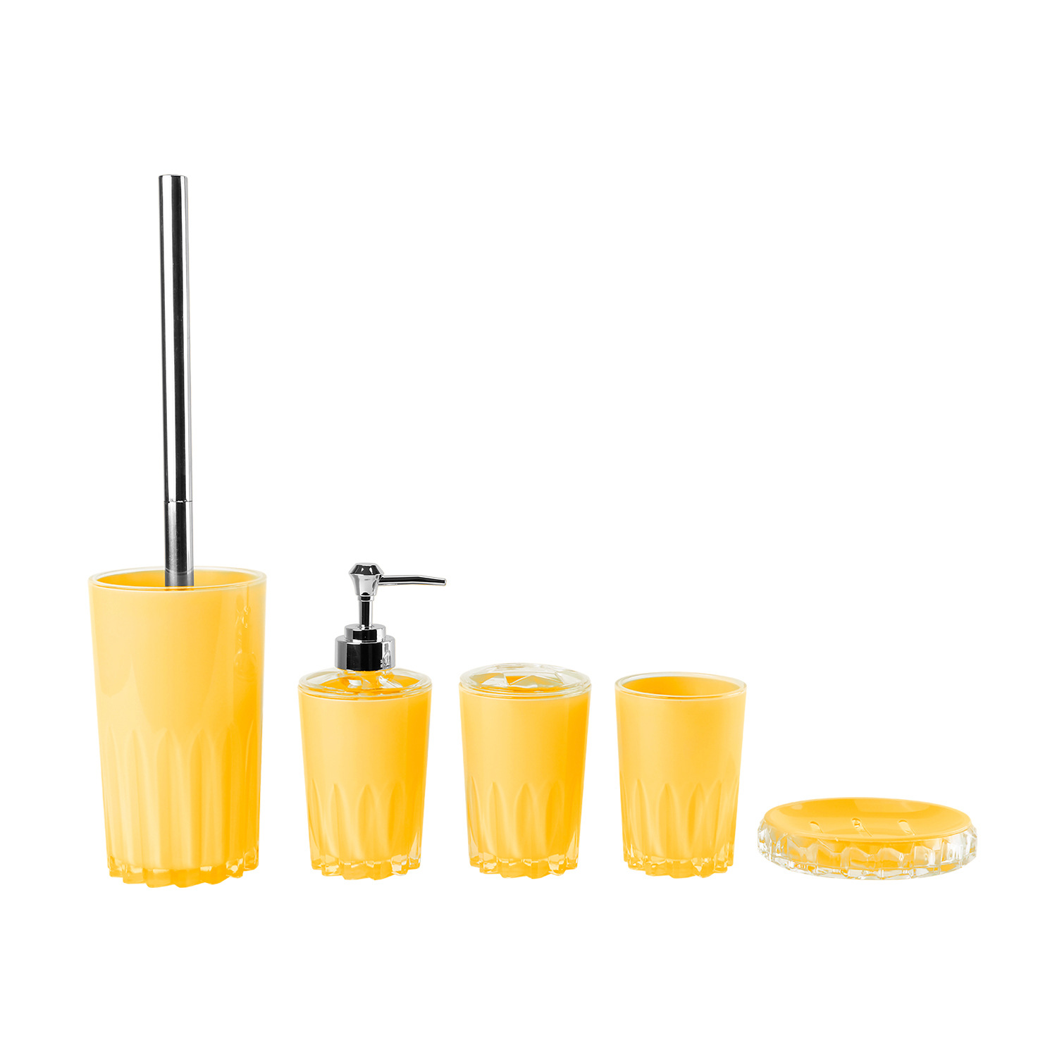 Cuarto de baño de plástico de cinco piezas conjunto de fábrica al por mayor cuarto de baño de lavado de cinco piezas conjunto hogar enjuague bucal cepillo de dientes taza de cinco piezas