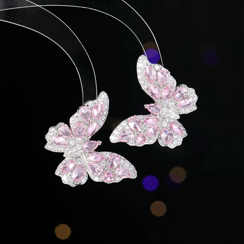 Three-Dimensional Earrings, 925 Silver Posts, European Style, Multi‑color Sizes