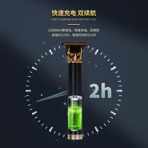 Cross-border T9 retro oil head electric clippers hair salon carving clippers haircut set electric hair clipper electric clipper manufacturer