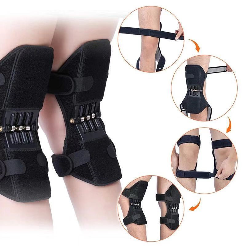 Adjustable Knee Booster Knee Joint Patella Fixation Protective Cover Squat Outdoor Mountaineering Anti-collision Knee Pad