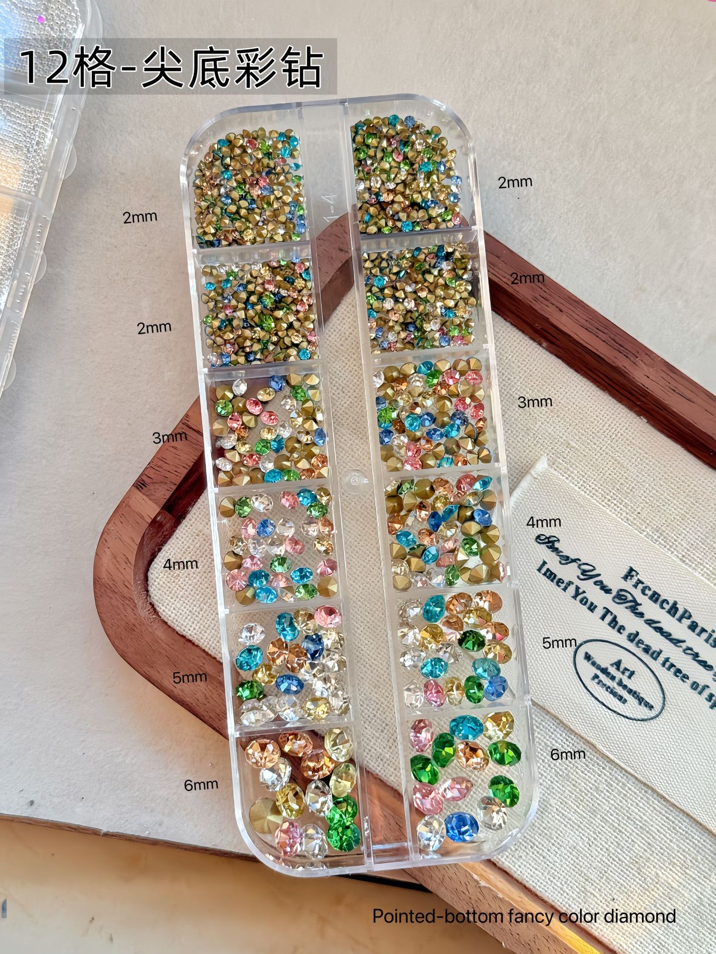 Joyas de manicura mezcladas en línea explosión de resina plana taladro especial mini taladro de manicura acrílico accesorios