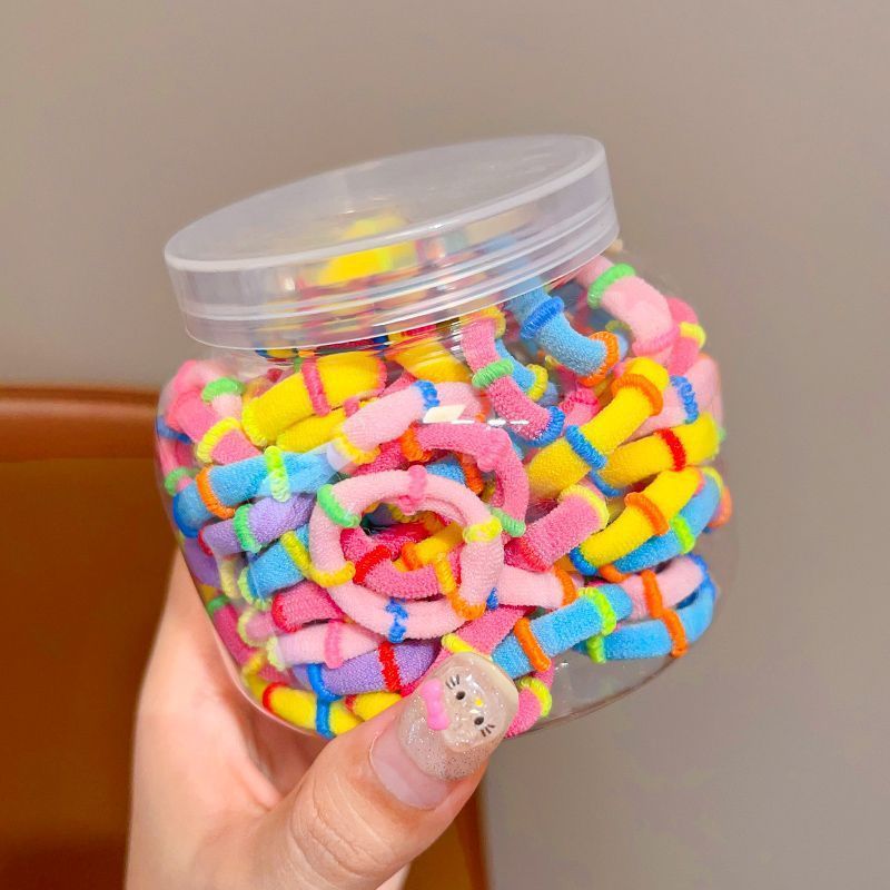 Banda de goma de niños niñas de alta elasticidad cabello anillo de cabello bebé cabello no lesionar el cabello buena banda de goma de niña pequeña