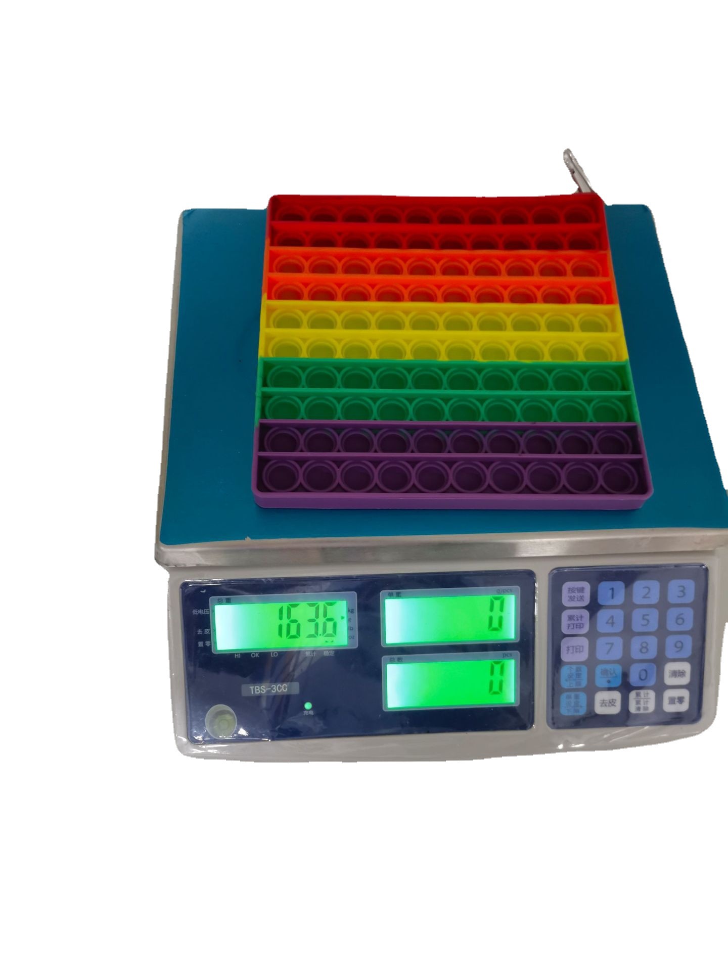 Xiamen fábrica Grande deratización Pioneer Square juego de silicona disco tamaño 20 y 30 de camuflaje luminoso que cambia de color serie