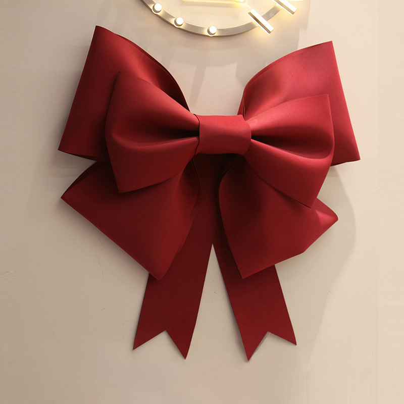 Wedding ins Internet celebrity big bow Xiaohongshu non-woven bow material package wedding room decoration and layout supplies