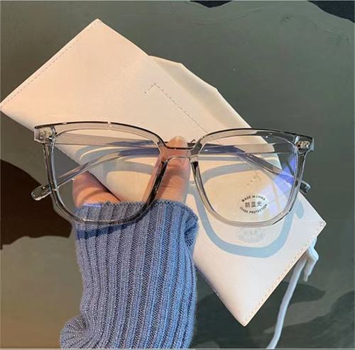  new anti-blue light glasses for women, Korean version, plain student glasses frames, men’s generation of finished myopia glasses