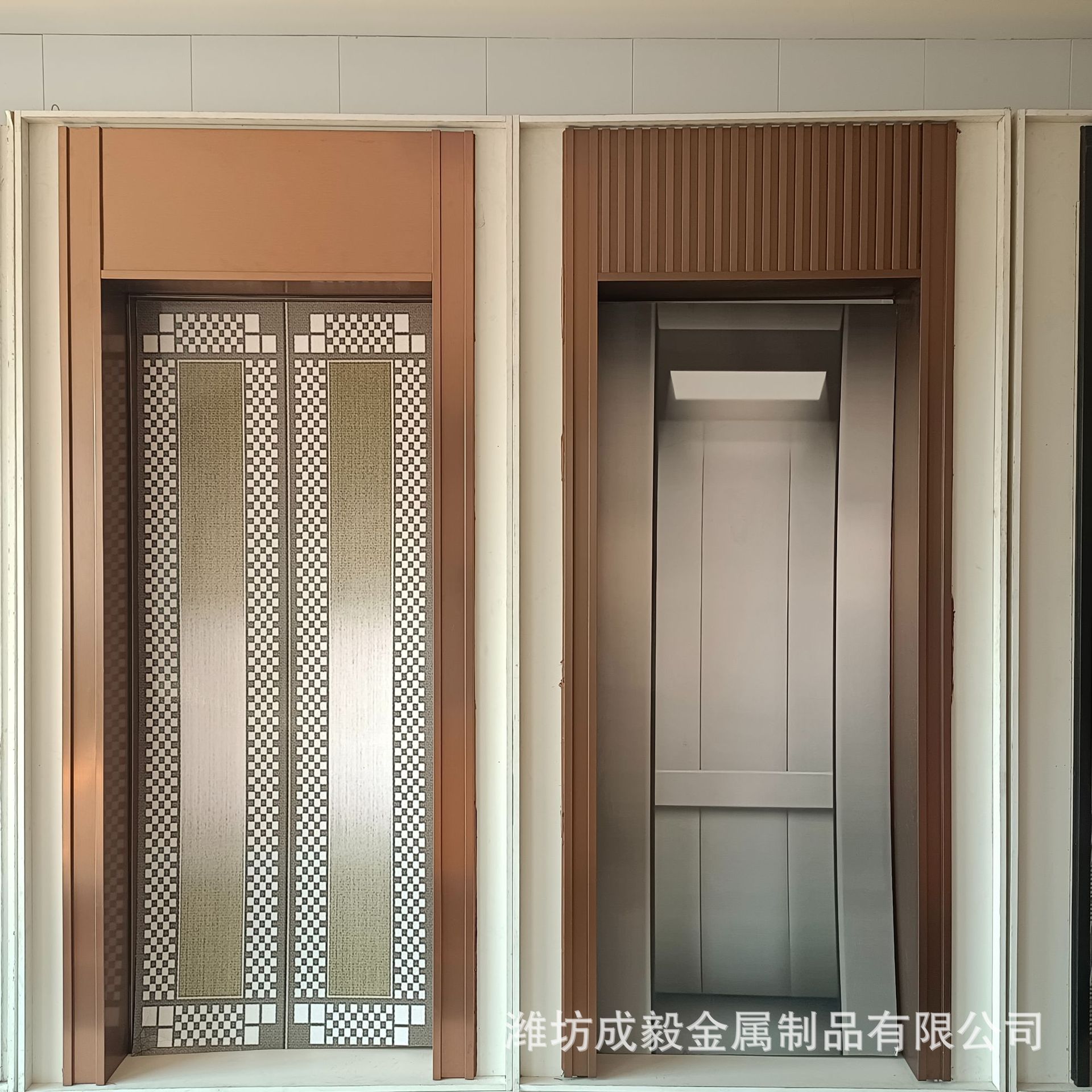 住宅电梯门套装饰不锈钢金属门套酒店写字楼可安装装饰包边门E18