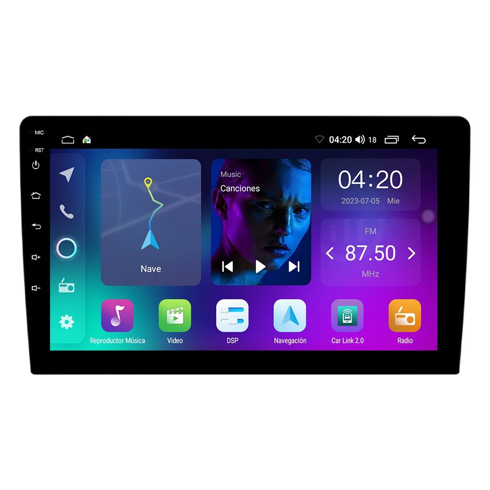 Navifly transfronteriza venta al por mayor caliente Ziguang zhanrui coche multimedia Carplay Android universal host