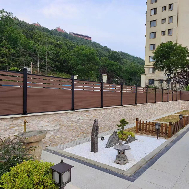メーカー直販アルミ木フェンス木プラスチック手すりプラスチック木フェンスアルミフェンス庭フェンス家具公園|undefined