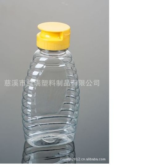 加拿大瓶型 直立硅胶阀挤压盖 蜂蜜瓶380g 不漏蜜(GF009)