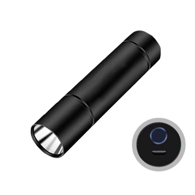 Mini rechargeable flashlight, strong LED light, UV fənərlər