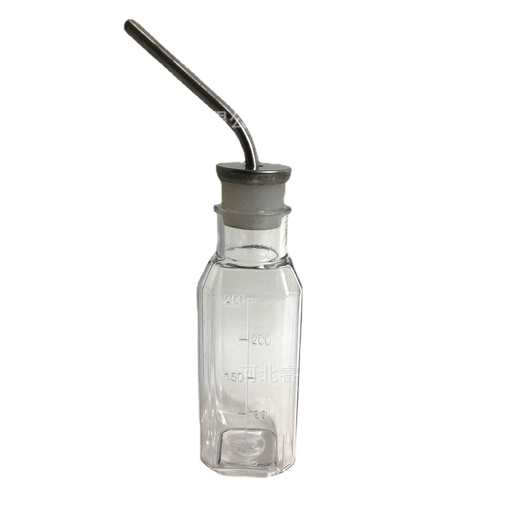 Материал ПК прозрачная бутылка для питья прямая трубка Силиконовая пробка 250cc 500cc белая мышь экспериментальная клетка Питьевая бутылка